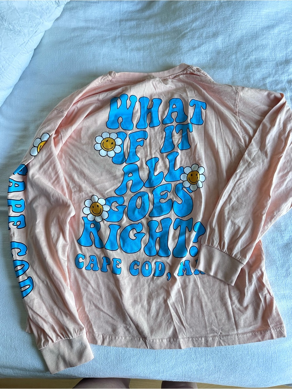 Southern Tide Cape Cod Peach Long-Sleeve Tee